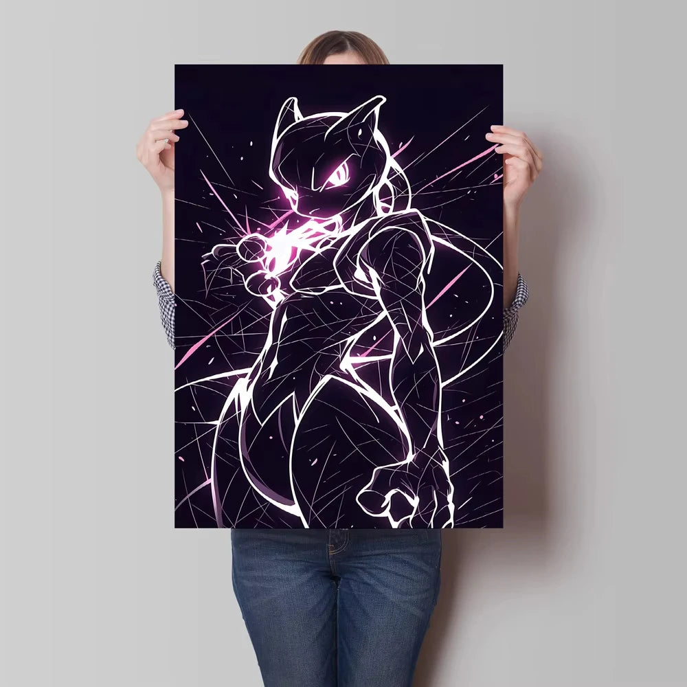 Pokémon Anime Canvas Wall Art Poster