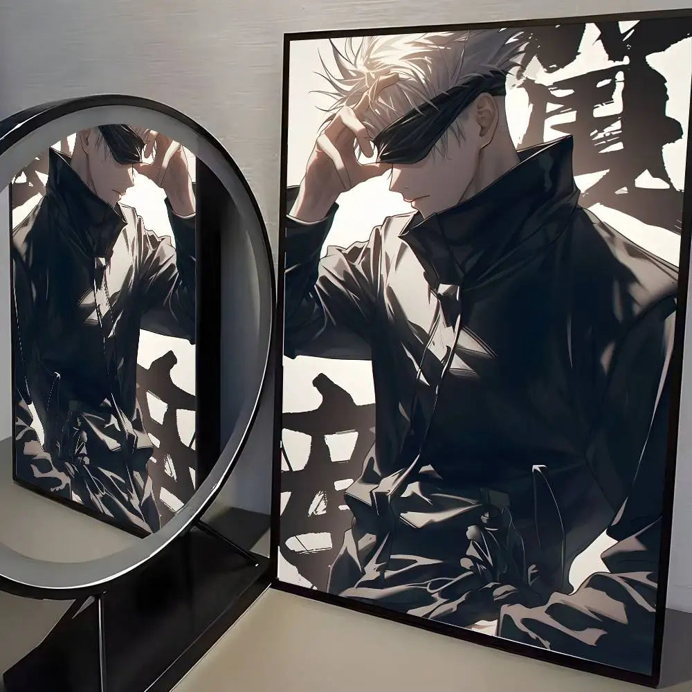 The Sorcerer's Collection: High-Definition Gojo Satoru Canvas Art