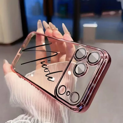 The Monogram Series: Custom Plated Transparent Case