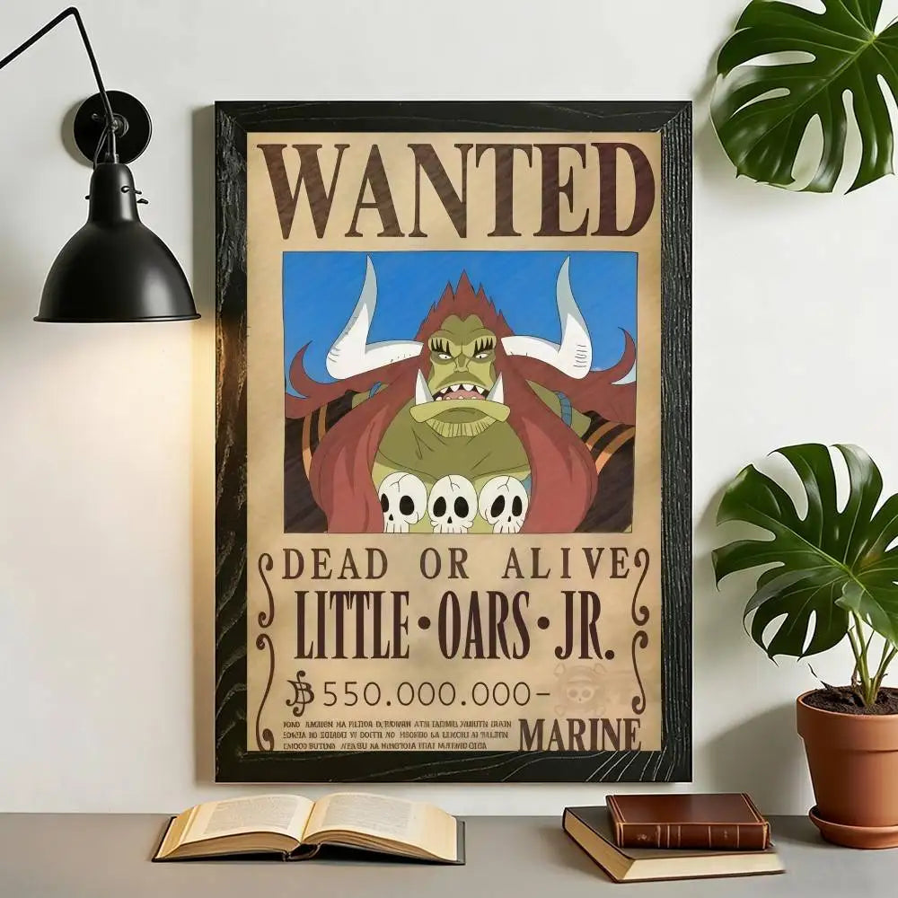 One Piece Wanted Poster Canvas Print
