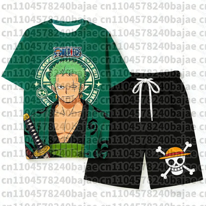 One Piece Luffy Anime Pajama Set