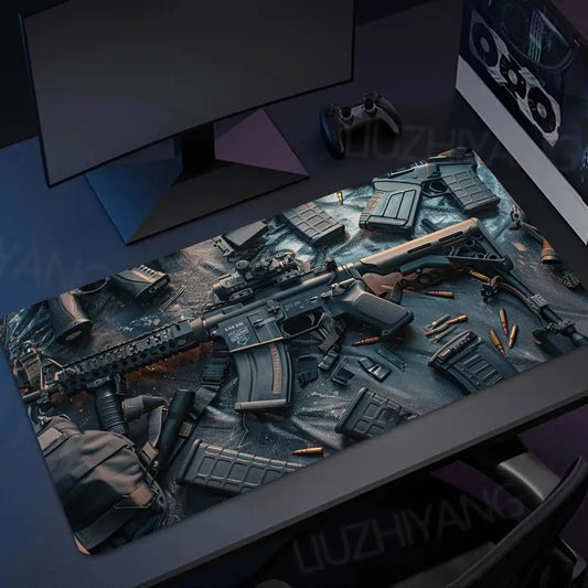 Gun Parts Design XXL Gaming Mouse Pad – Non-Slip Desk Mat
