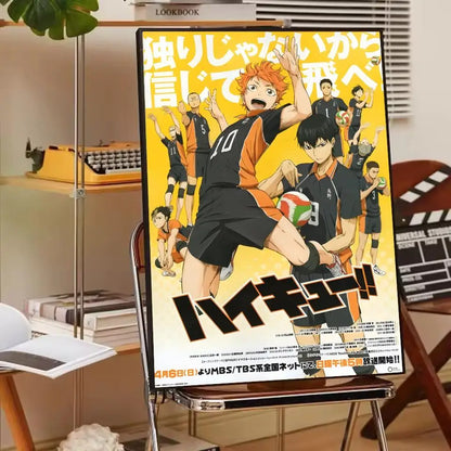 The Collector's Series: High-Definition Haikyuu Canvas Art