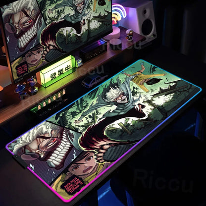 Gaming RGB: Anime Dandadan Keyboard Carpet