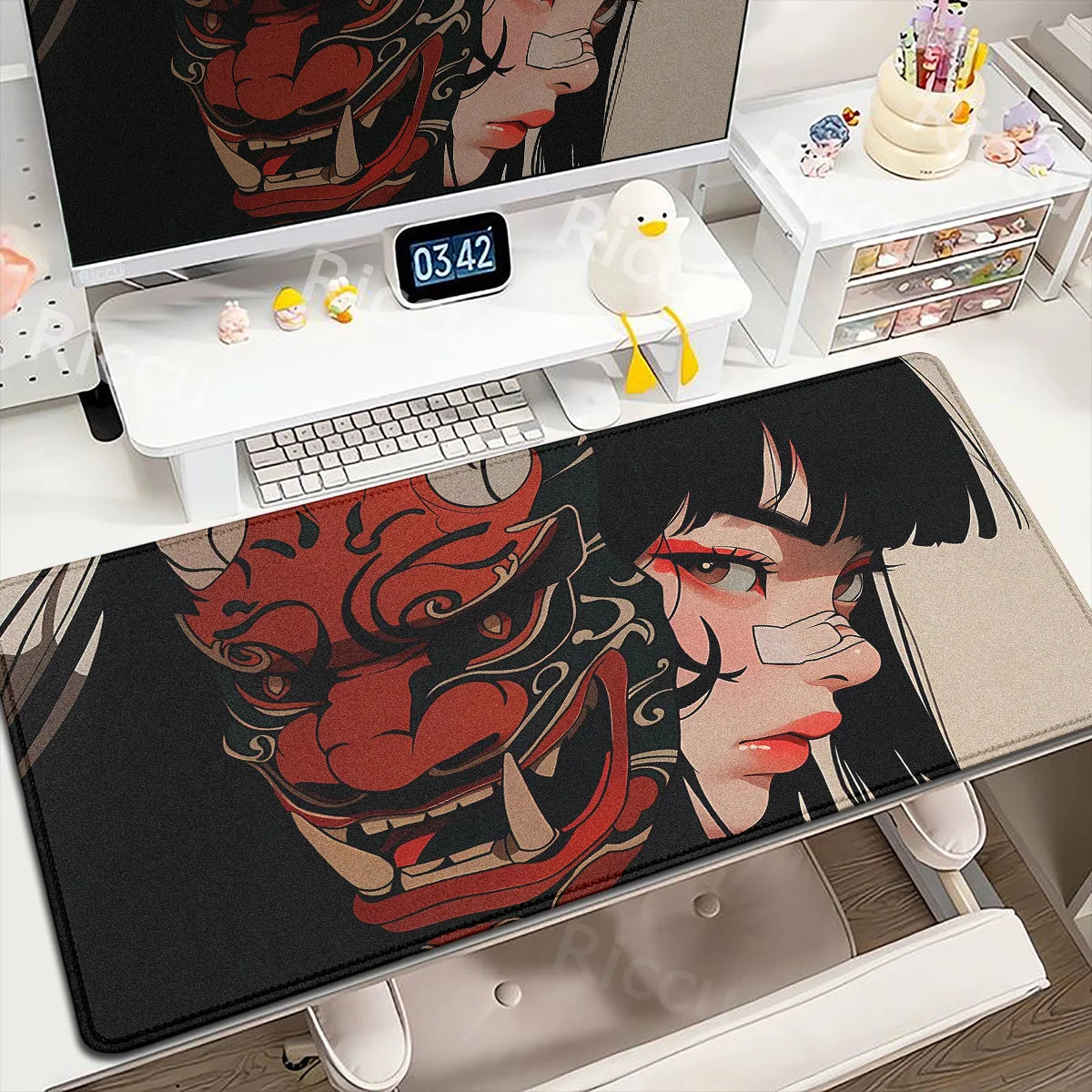 The Oni Ronin Collection: Premium Extra-Large Samurai Anime Gaming Desk Mat