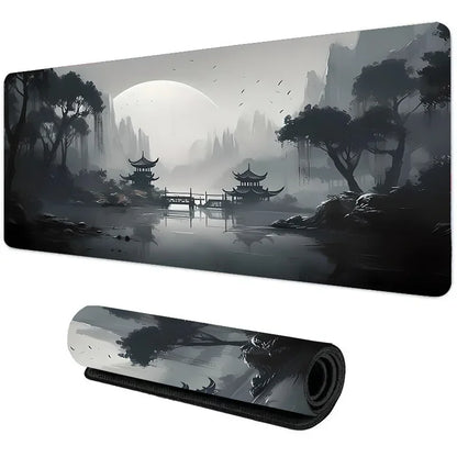 Night Moonlight Gaming Mouse Pad – Multi-Style XXL Desk Mat