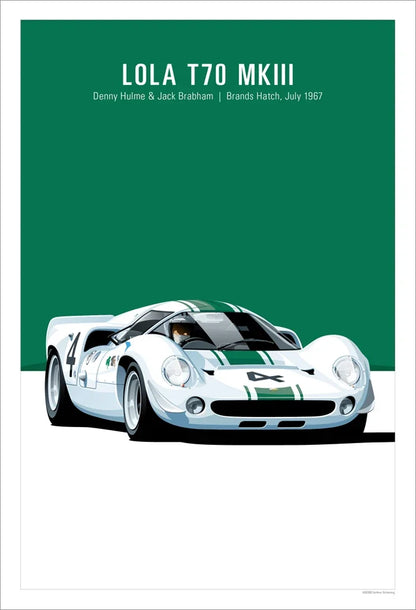 The Heritage Garage Series: Retro Racing GTR Canvas Art