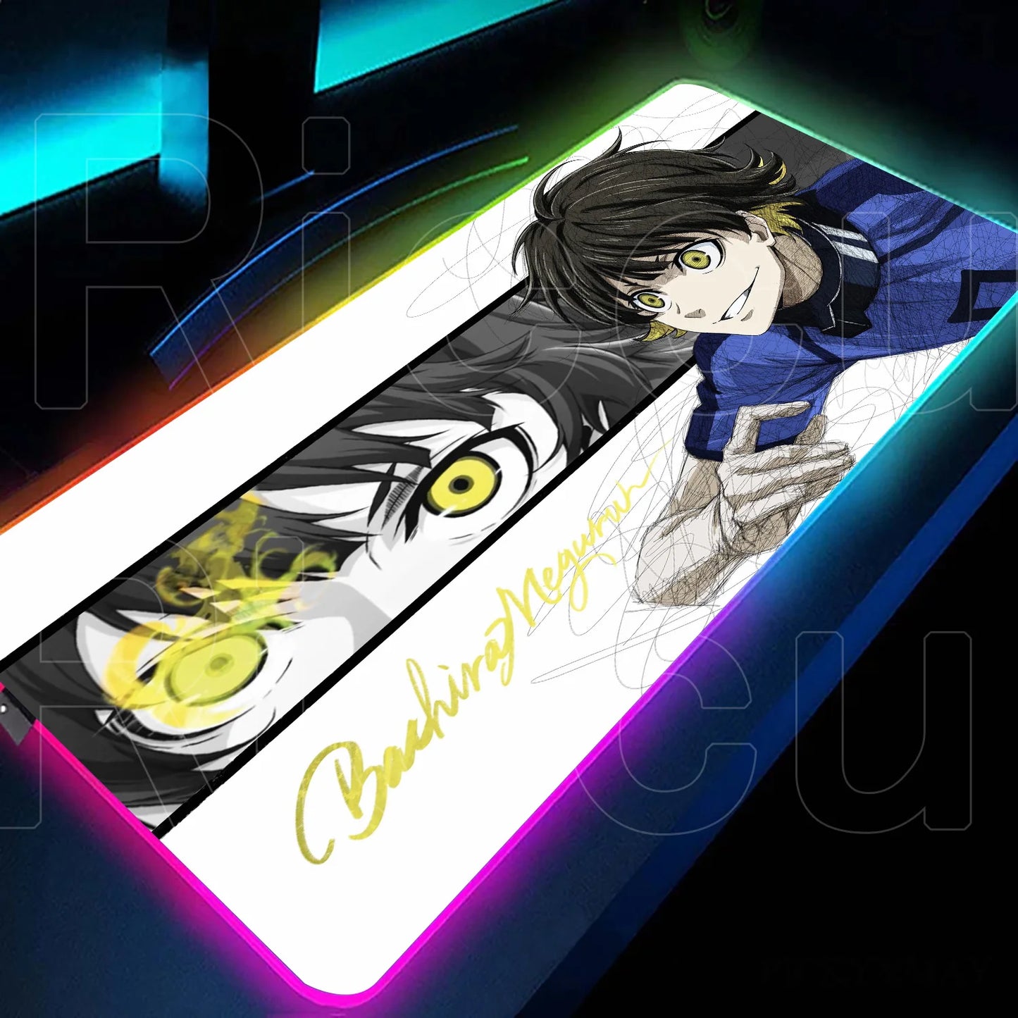 RGB Gaming Mouse Pad with LED Lighting – Large Desk Mat for PC & Keyboard