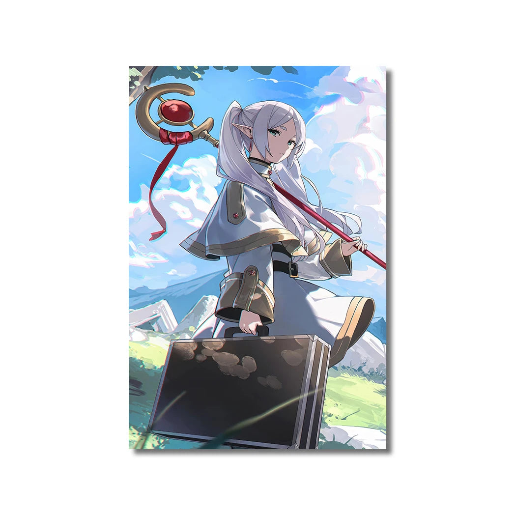 The Journey's End Collection: High-Definition Frieren Canvas Art