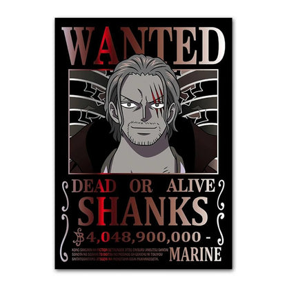 One Piece Anime Canvas Poster – Luffy & Characters Wall Art