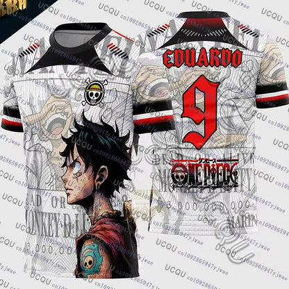 One Piece Luffy Anime Cosplay Jersey