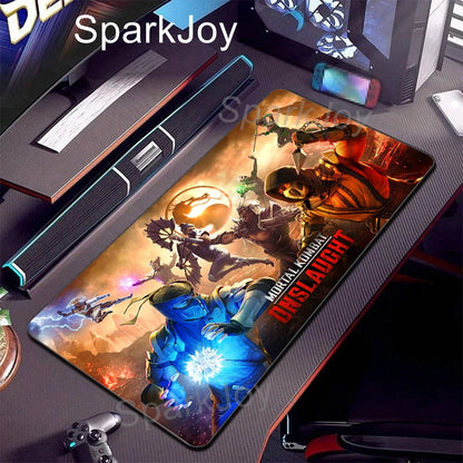 Mortal Kombat Gaming Desk Mat – Scorpion & Sub-Zero