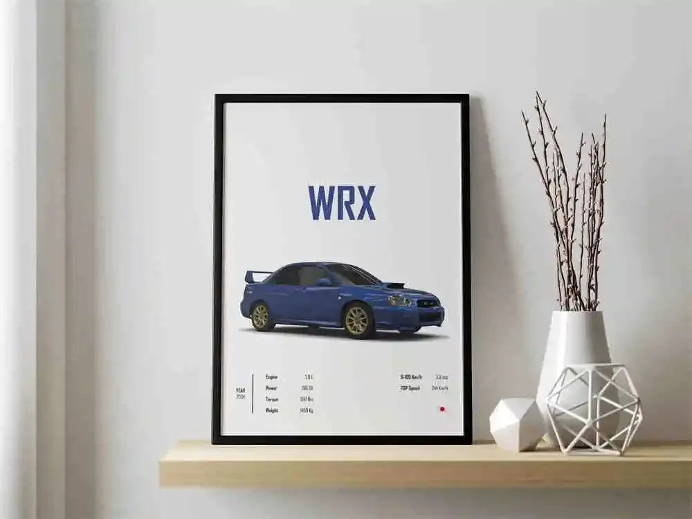 The JDM Legends Collection: Retro Supercar Canvas Art