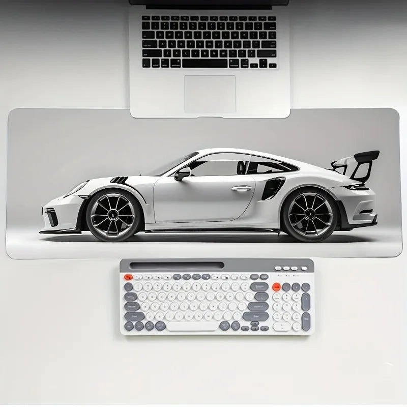 Sports Car XXL Gaming Mouse Pad – Anti-Slip Desk Mat