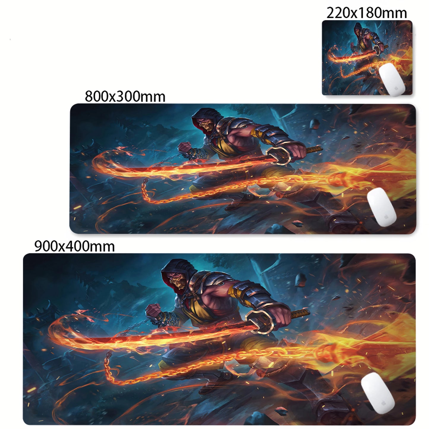 Mortal Kombat Gaming Mouse Pad – XXL Extended Desk Mat