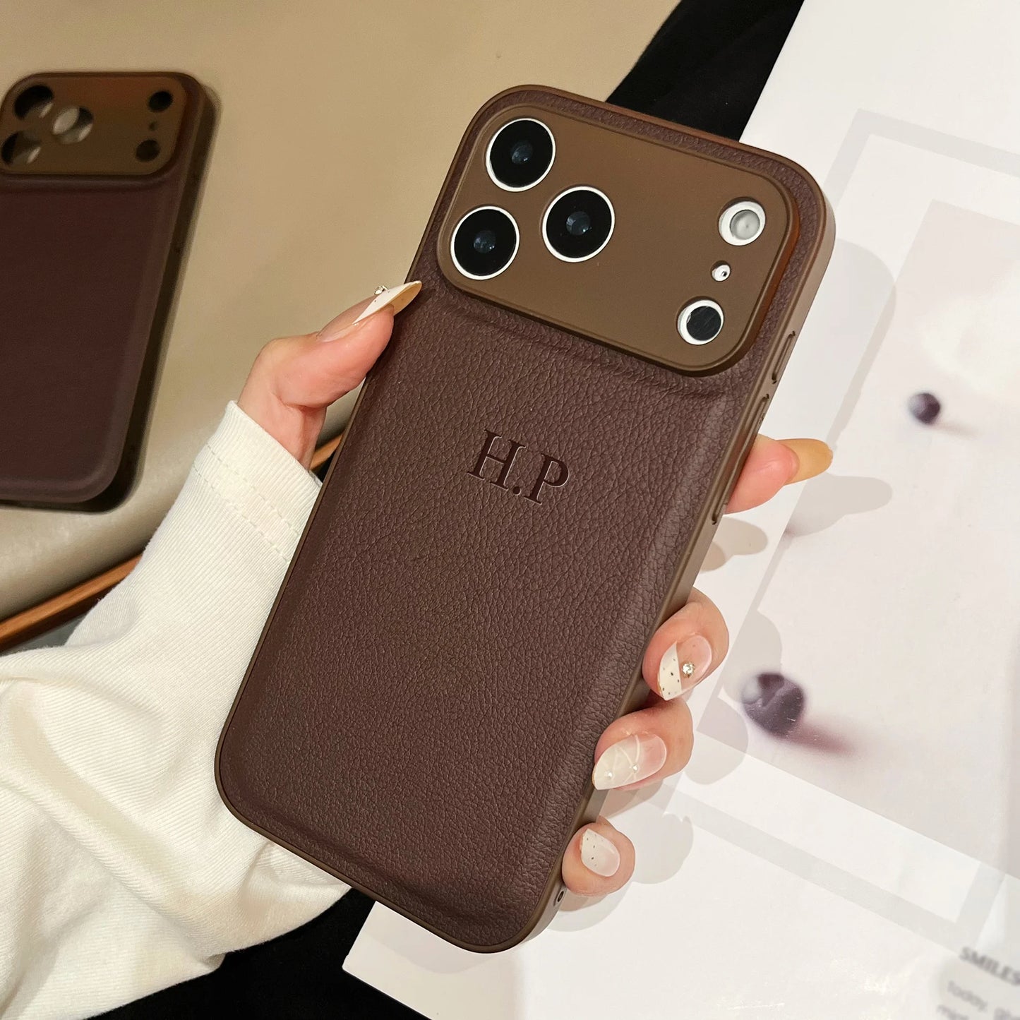 The Heritage Series: Custom Hot Stamped Leather Case