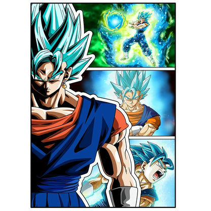 Dragon Ball Anime Poster – Goku, Vegeta & More | Canvas Wall Art
