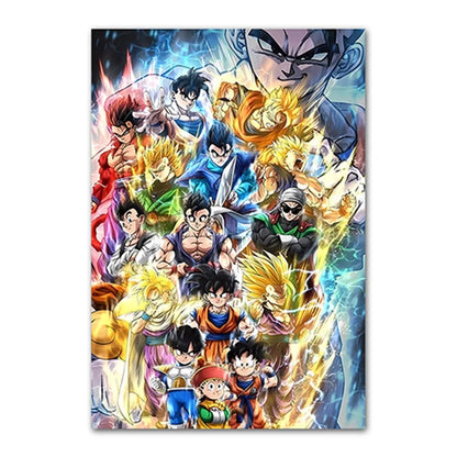Dragon Ball All Characters Canvas Poster
