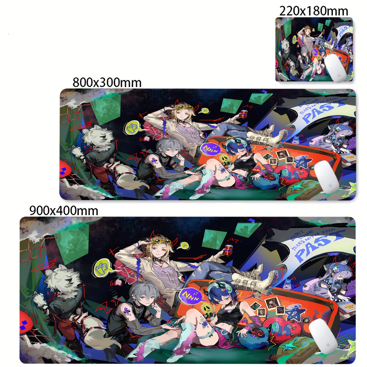 Anime Gaming Mouse Pad – Custom HD Desk Mat
