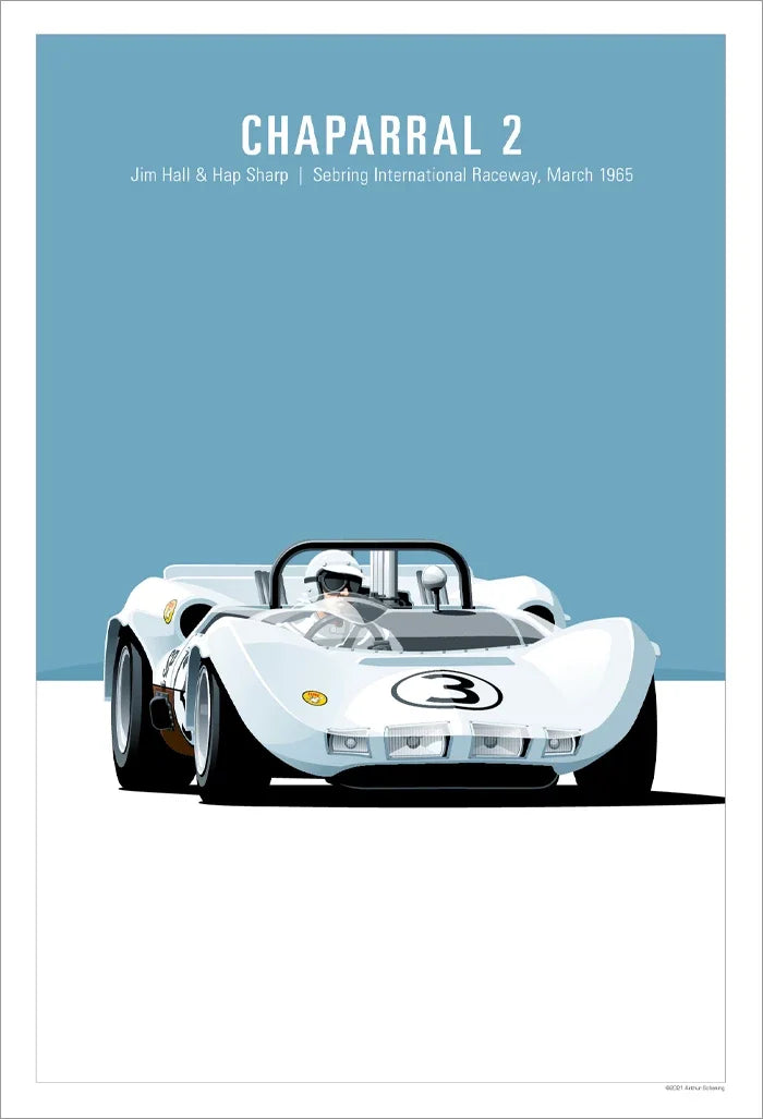The Heritage Garage Series: Retro Racing GTR Canvas Art