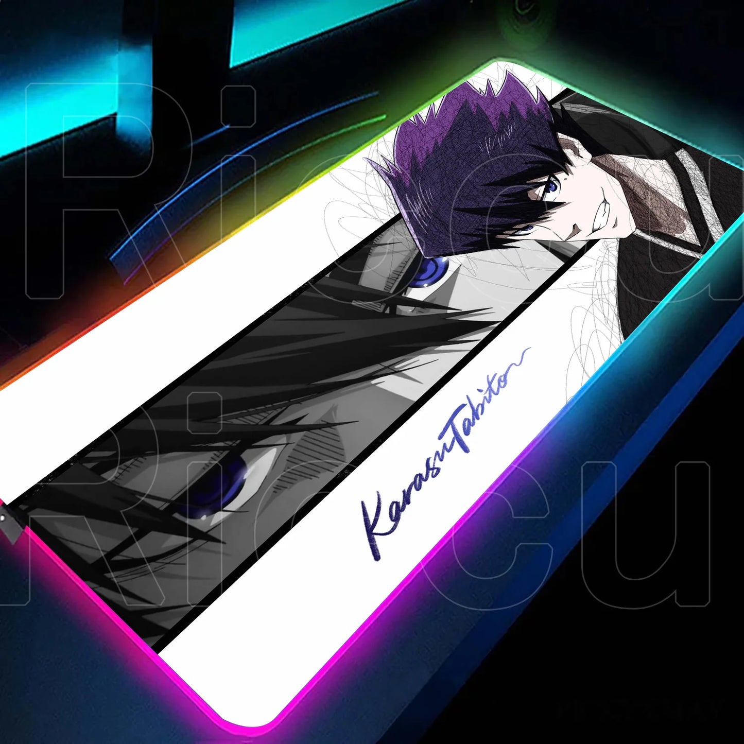 RGB Gaming Mouse Pad with LED Lighting – Large Desk Mat for PC & Keyboard