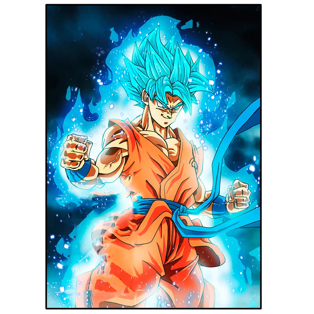 Dragon Ball Anime Poster – Goku, Vegeta & More | Canvas Wall Art