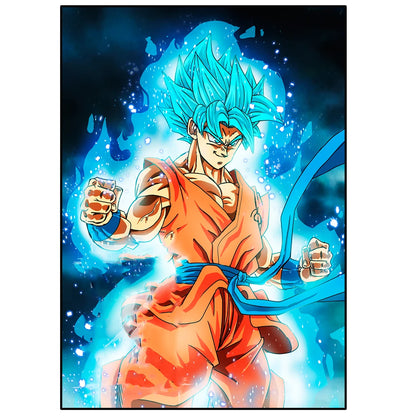 Dragon Ball Anime Poster – Goku, Vegeta & More | Canvas Wall Art