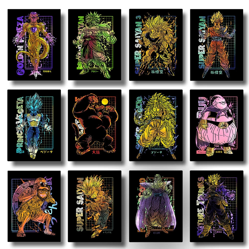 Dragon Ball Z Anime Poster – Canvas Wall Art