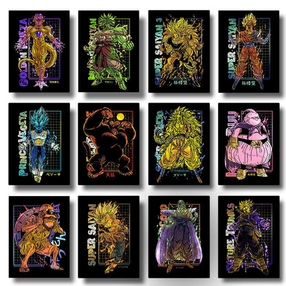 Dragon Ball Z Anime Poster – Canvas Wall Art