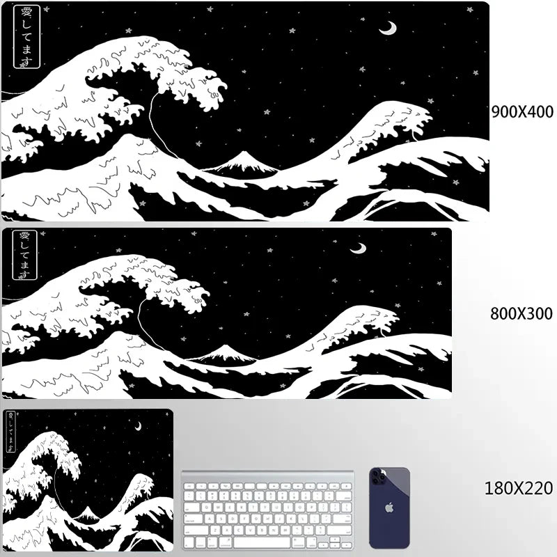 Great Wave Art XXL Gaming Mouse Pad