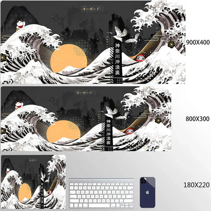 Great Wave Art XXL Gaming Mouse Pad
