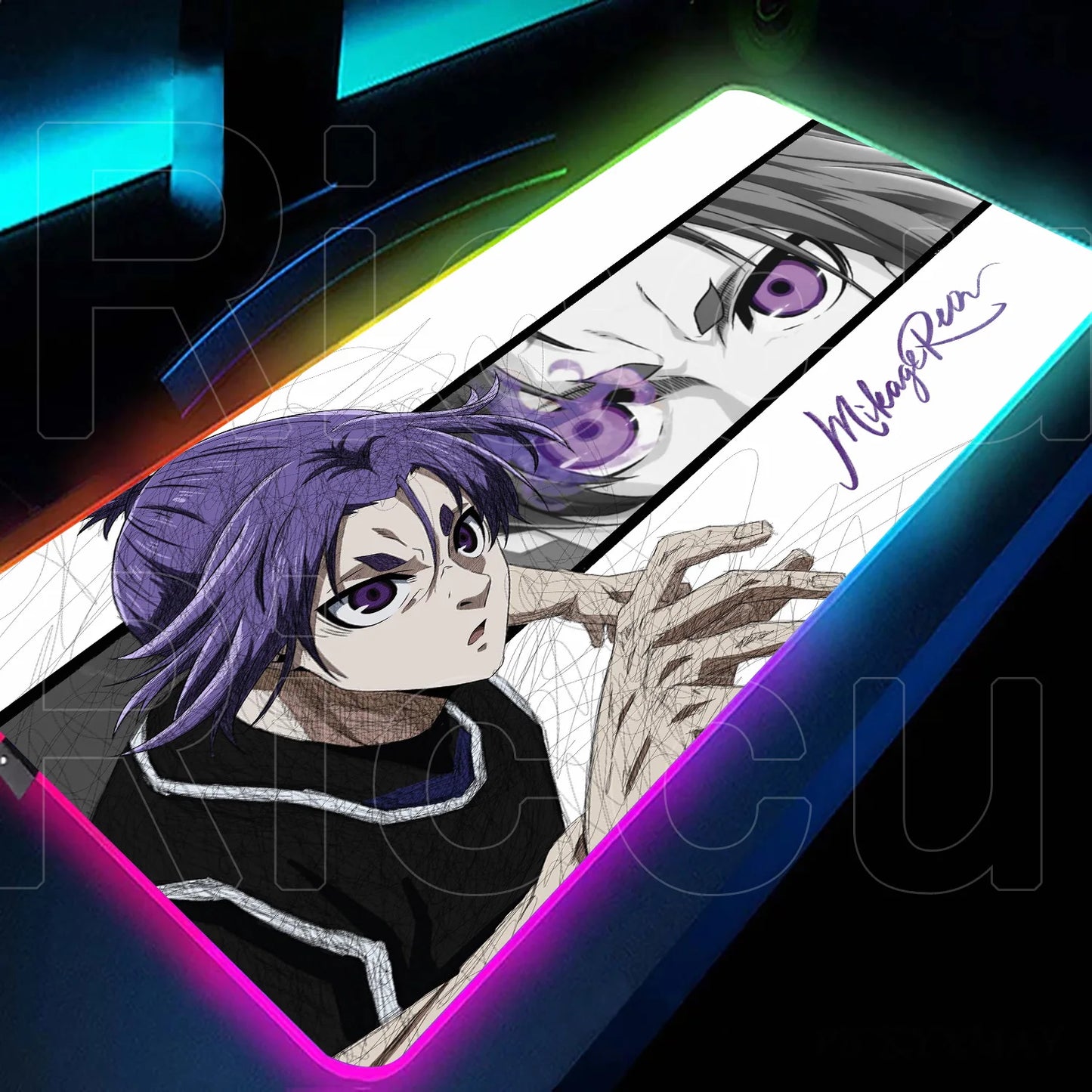 RGB Gaming Mouse Pad with LED Lighting – Large Desk Mat for PC & Keyboard
