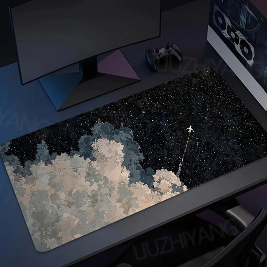 Starry Sky Abstract Art Mouse Pad – Non-Slip Gaming & Desk Mat