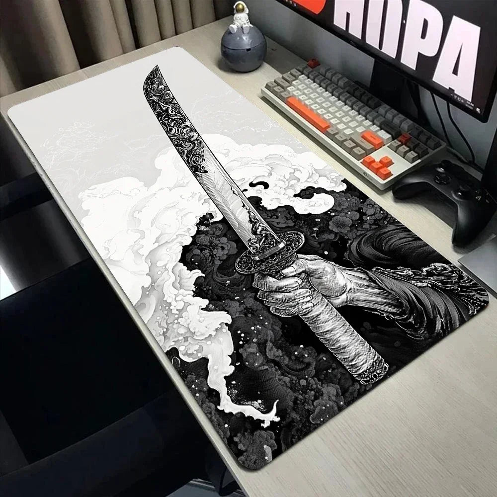 Japanese Samurai XXL Gaming Mouse Pad
