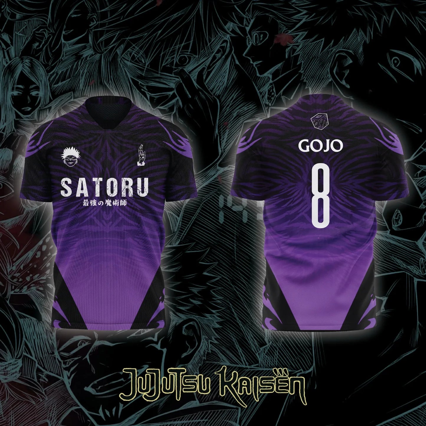 Jujutsu Kaisen Gojo #8 Football Jersey