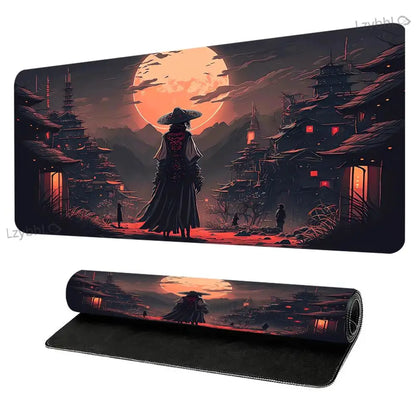 Samurai Warrior XXL Gaming Mouse Pad – Non-Slip Desk Mat