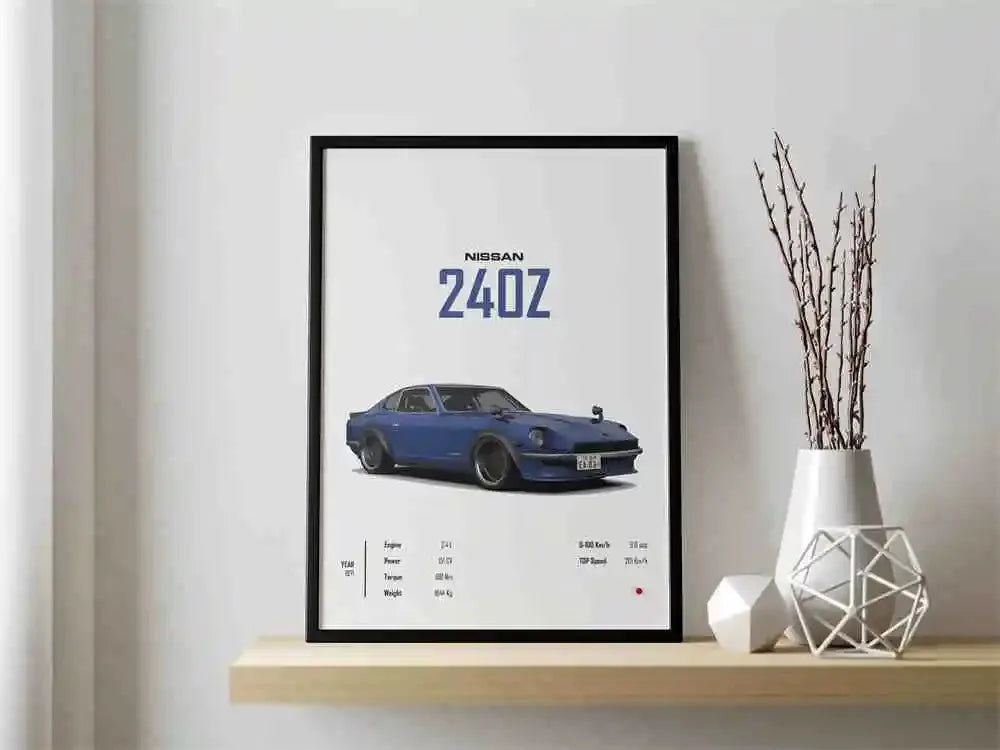 The JDM Legends Collection: Retro Supercar Canvas Art