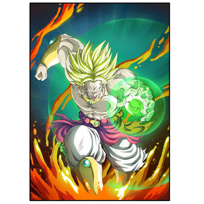 Dragon Ball Anime Poster – Goku, Vegeta & More | Canvas Wall Art