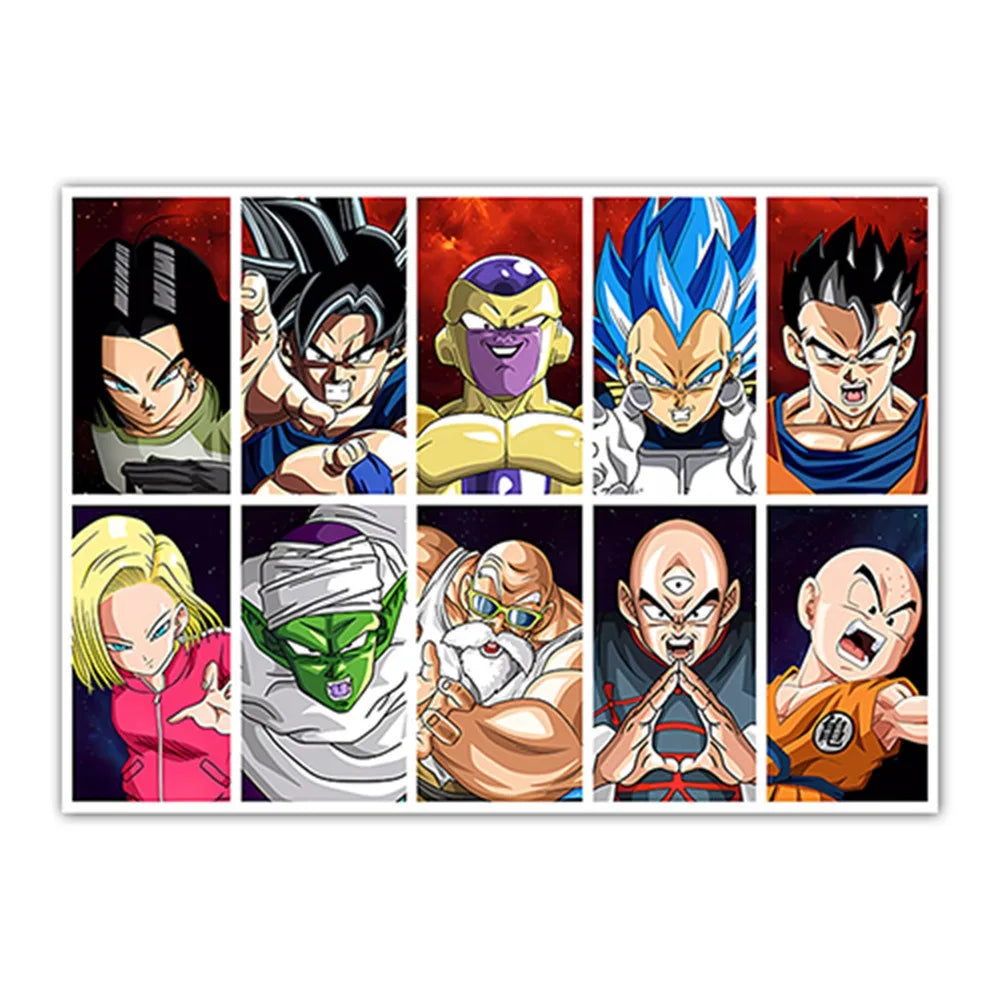 Dragon Ball All Characters Canvas Poster