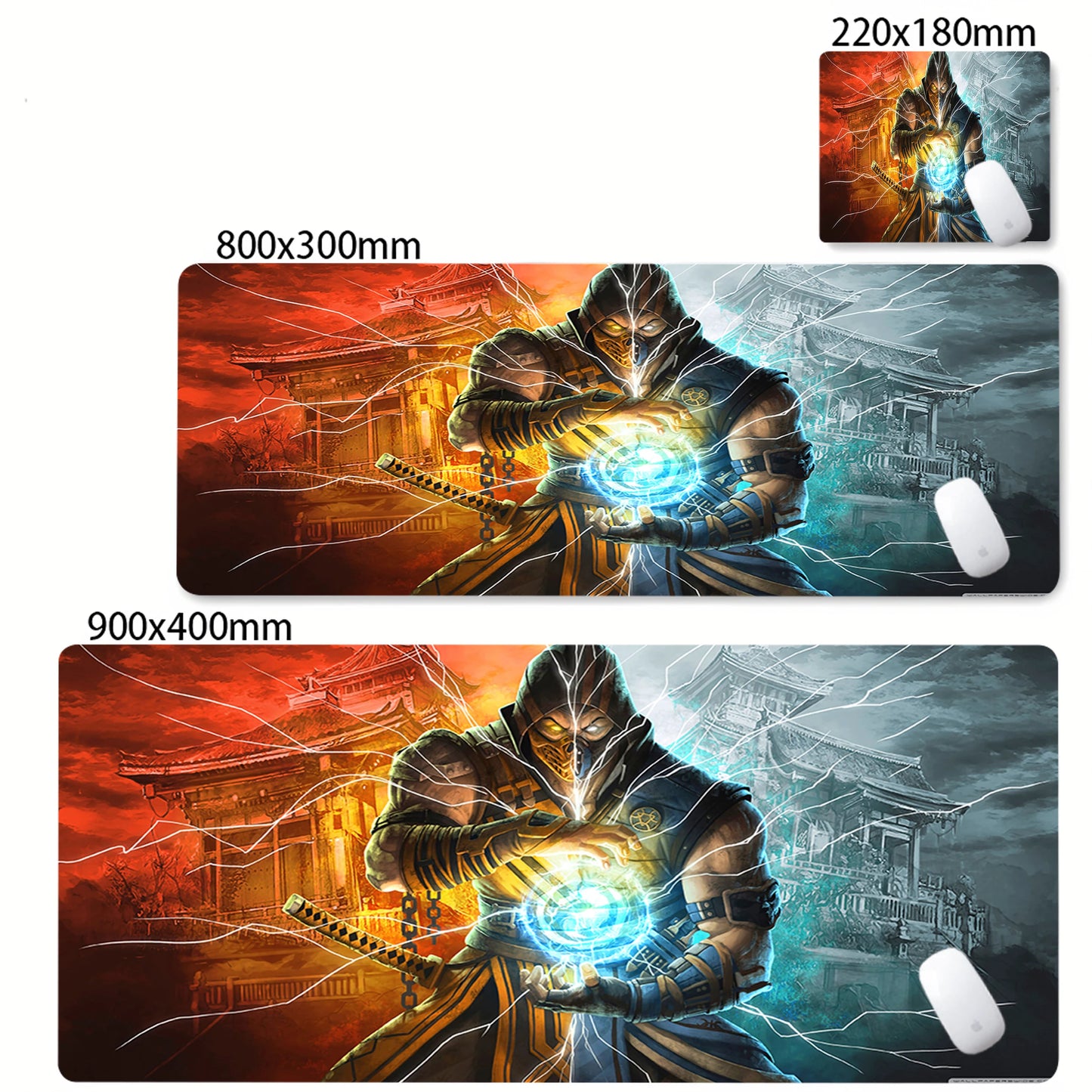 Anime Gaming Mouse Pad – Extended Non-Slip Desk Mat