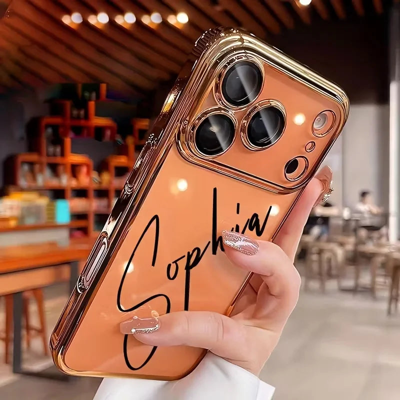 The Monogram Series: Custom Plated Transparent Case