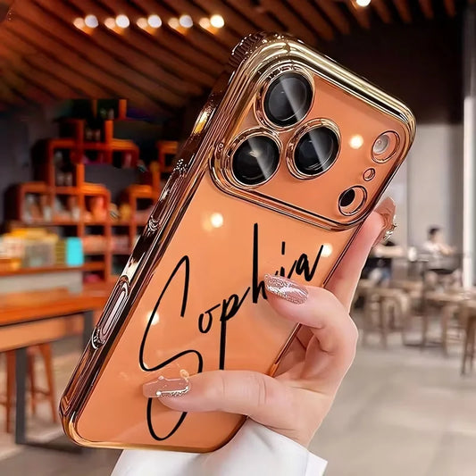 The Monogram Series: Custom Plated Transparent Case