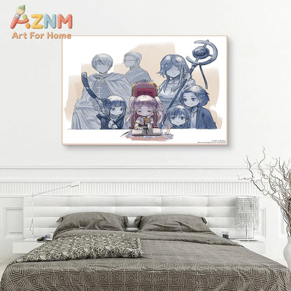 The Journey's End Collection: High-Definition Frieren Canvas Art