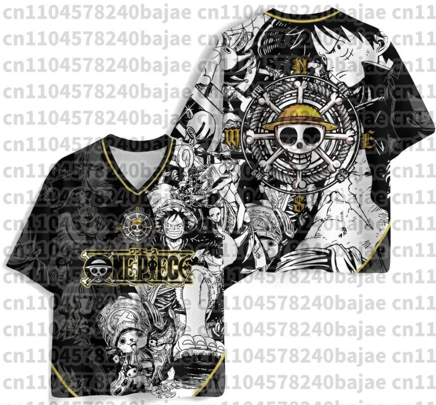 One Piece Anime 3D T-Shirt – Zoro & Luffy Quick-Dry Tee