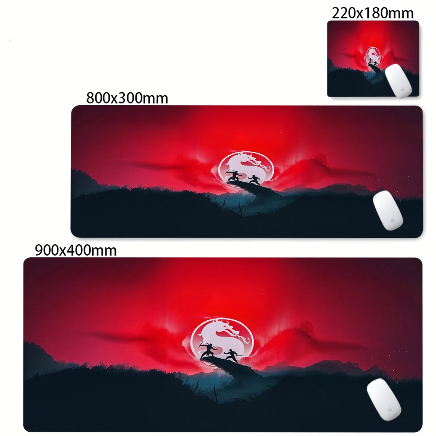 Anime Gaming Mouse Pad – Extended Non-Slip Desk Mat