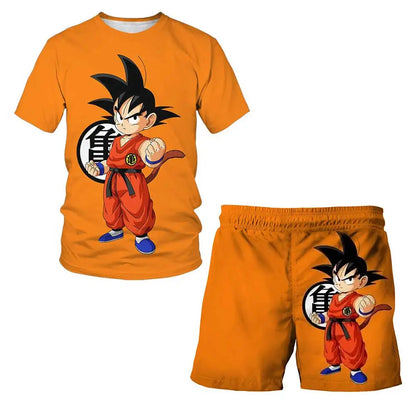 Dragon Ball Goku Cosplay T-Shirt & Shorts Set