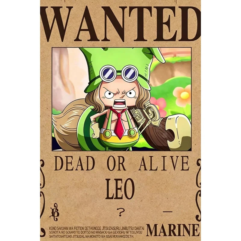 One Piece Anime Canvas Poster – Luffy & Zoro Wall Art