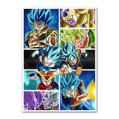 Dragon Ball All Characters Canvas Poster
