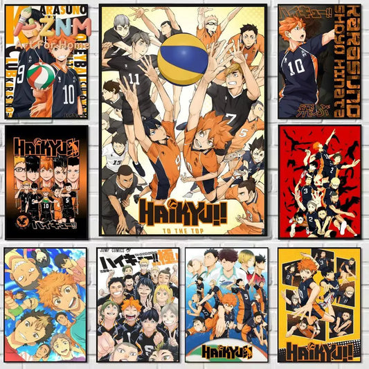 The Collector's Series: High-Definition Haikyuu Canvas Art