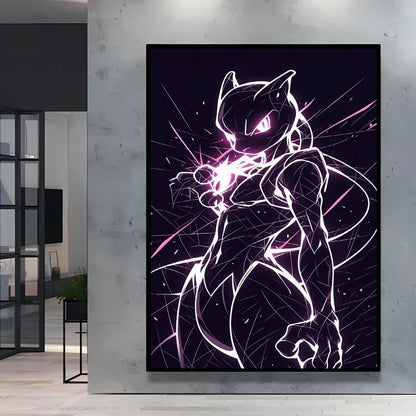 Pokémon Anime Canvas Wall Art Poster